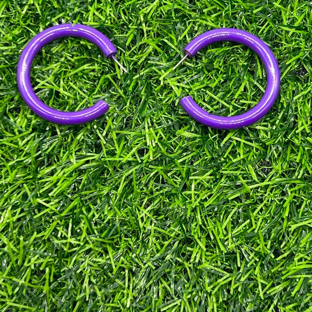 3/$20 vintage purple hoops